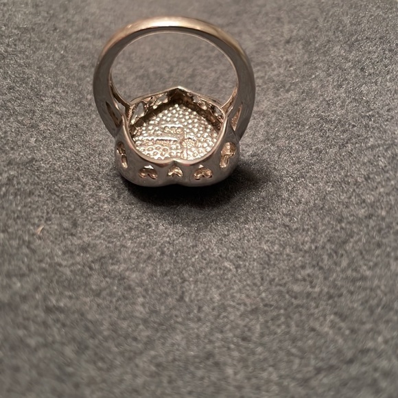 Alan K Murano Italian glass Sterling Silver Ring - Picture 4 of 5